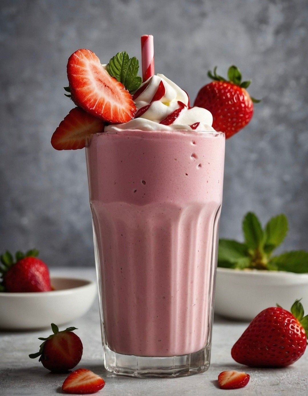Çilekli Milkshake