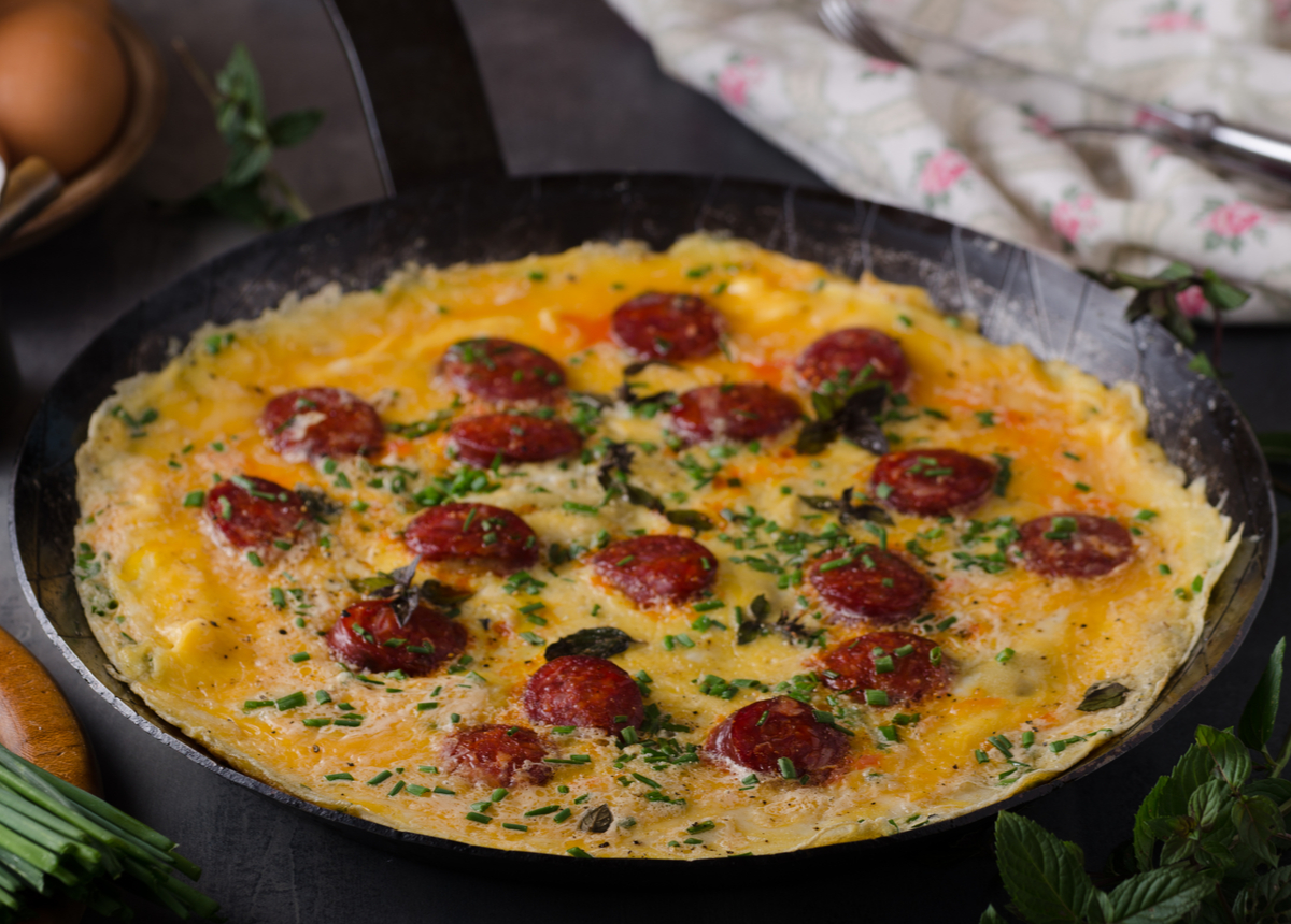 Sucuklu Omlet